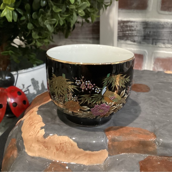 ⚫️ Vintage & Stunning - Japanese “Peacock Themed” Hot Tea Cup - Beautiful - Picture 2 of 8